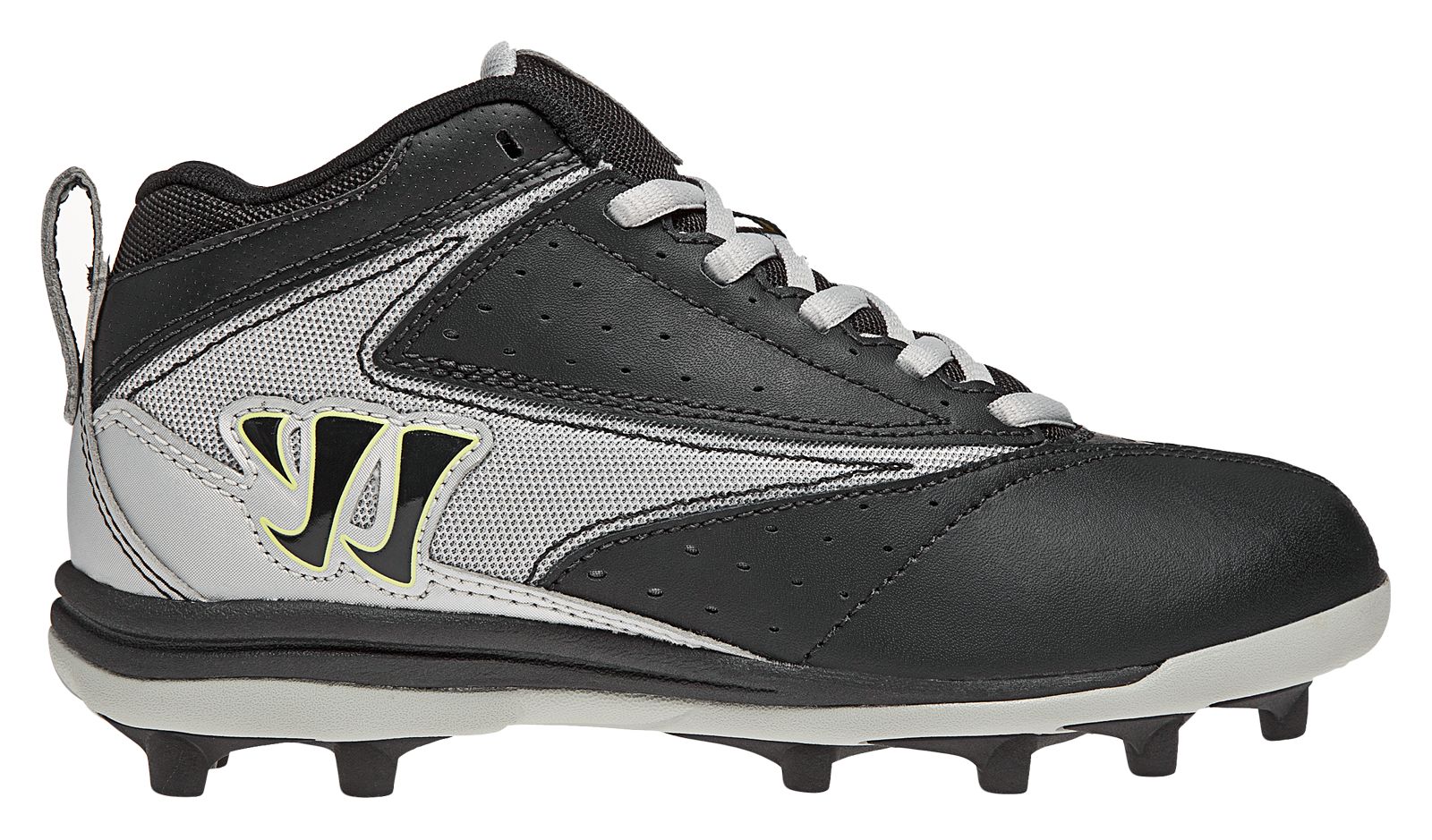 Youth Vex Cleat, Black with White image number 1