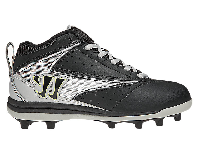 Youth Vex Cleat, Black with White image number 1