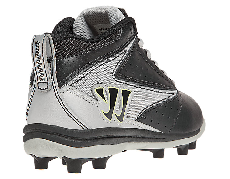 Youth Vex 3.0 Cleat, Black with White image number 4