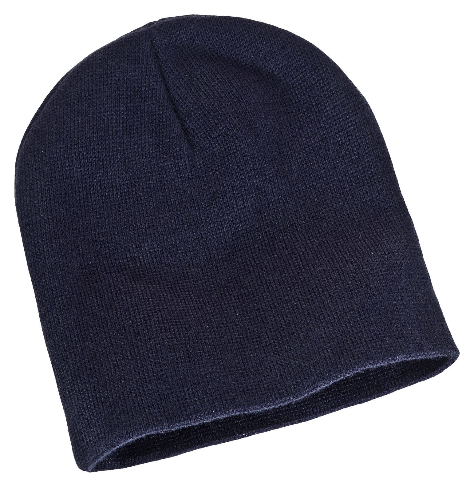 Lax Beanie, Navy with White image number 1