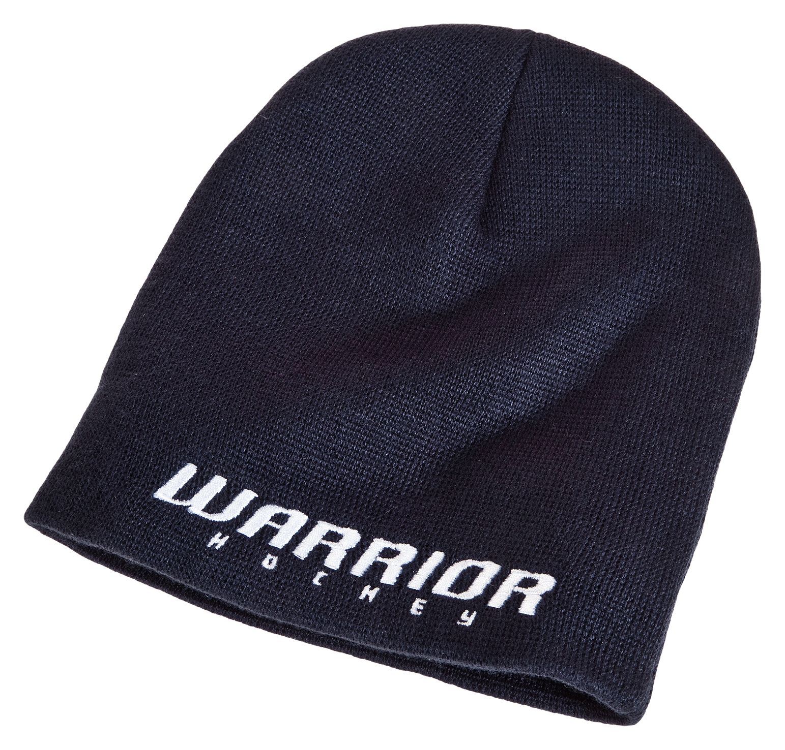 Youth Hockey Beanie, Navy with White image number 1