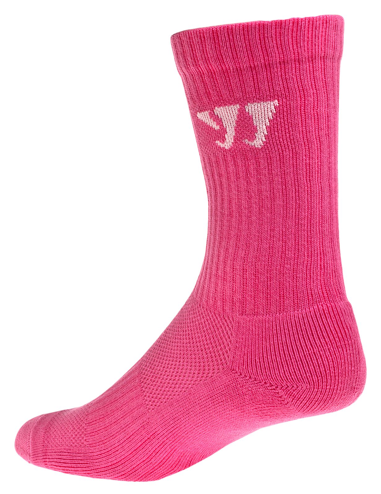 Crew Socks (Single), Neon Pink image number 0