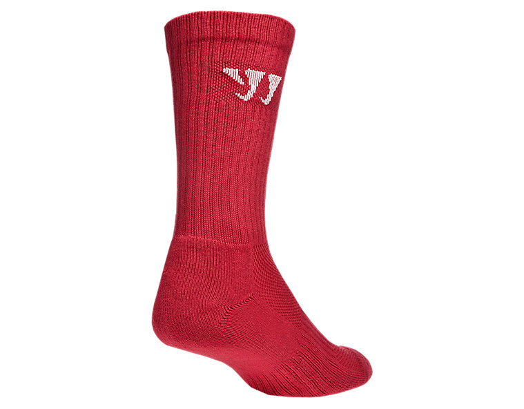 Crew Socks (Single), Red image number 0