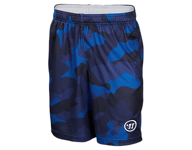 Youth Camo Short, Royal Blue image number 1