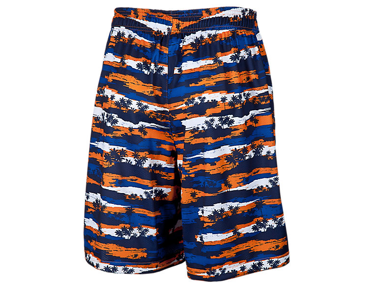 Hawaiian Short, Blue with Orange image number 0