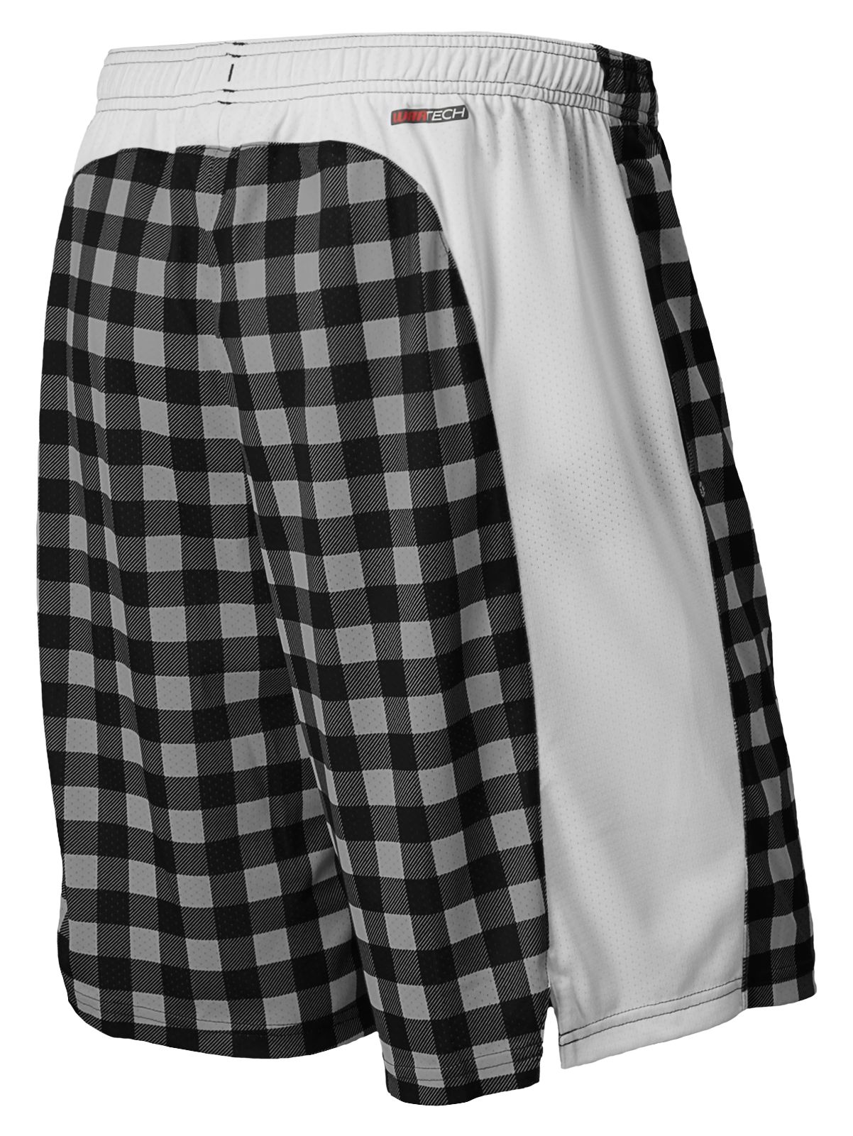 Gingham Short, Black with Grey image number 0