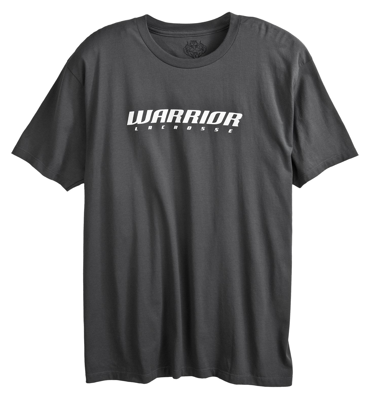 Lax Logo Tee, Charcoal with White image number 0