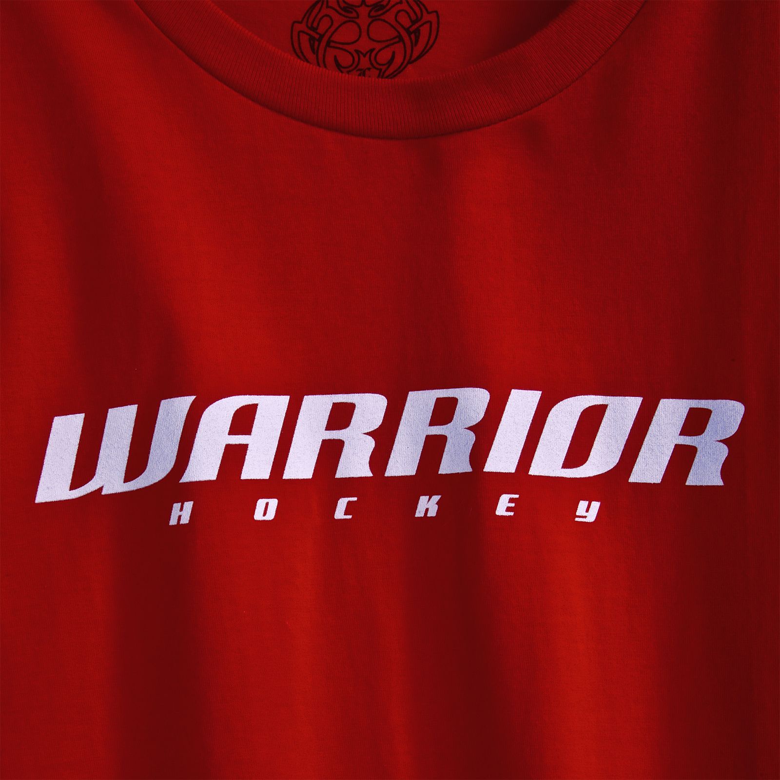 Hockey Logo Tee, Formula One Red with White image number 2