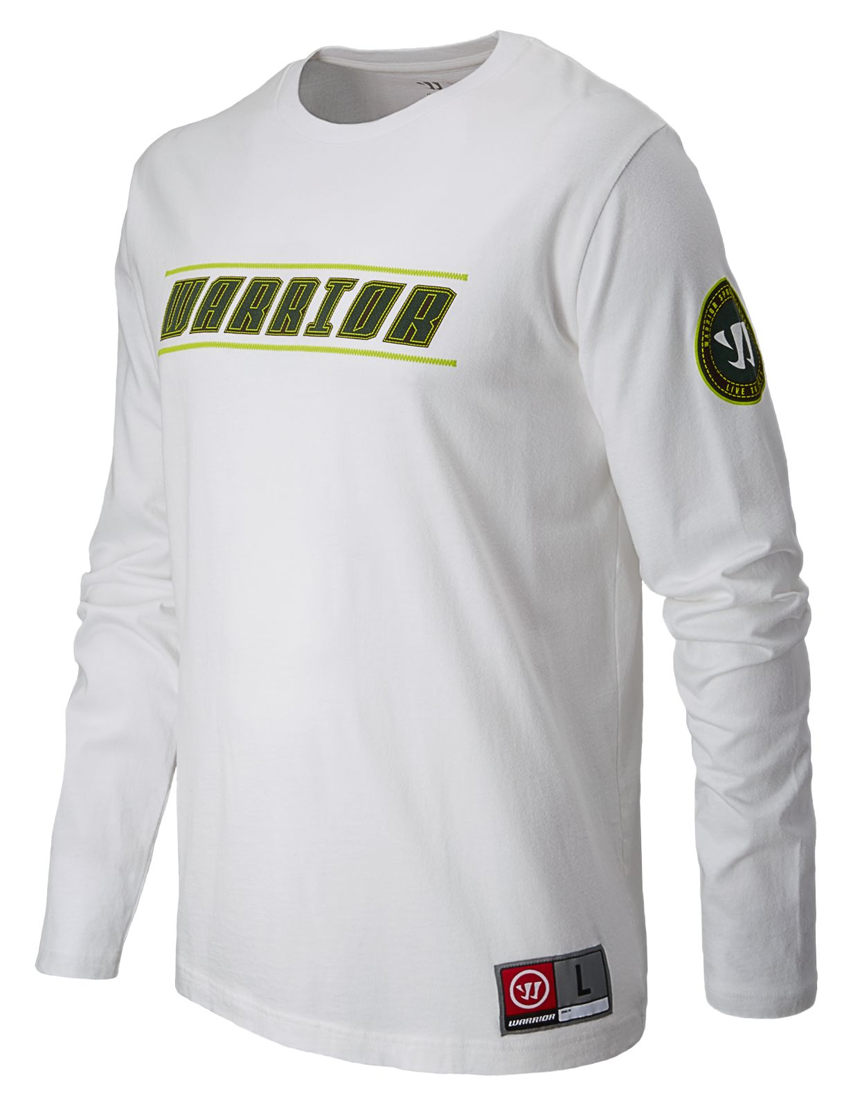 Jersey Long Sleeve Tee, White image number 1