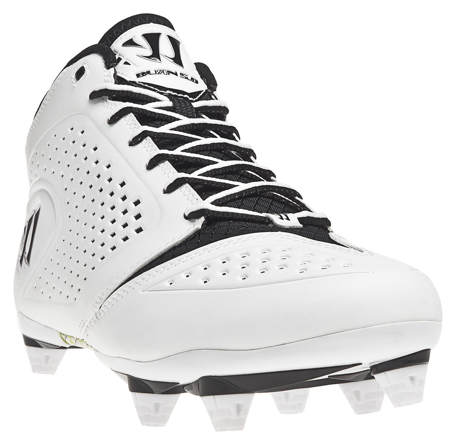 Burn Speed 5.0 Detach Cleat, White with Black image number 2