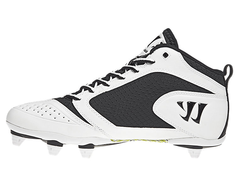 Burn Speed 5.0 Detach Cleat, White with Black image number 3