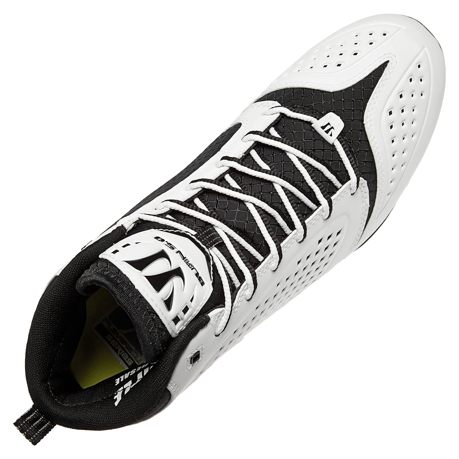 Burn Speed 5.0 Mid Cleat, White with Black image number 0