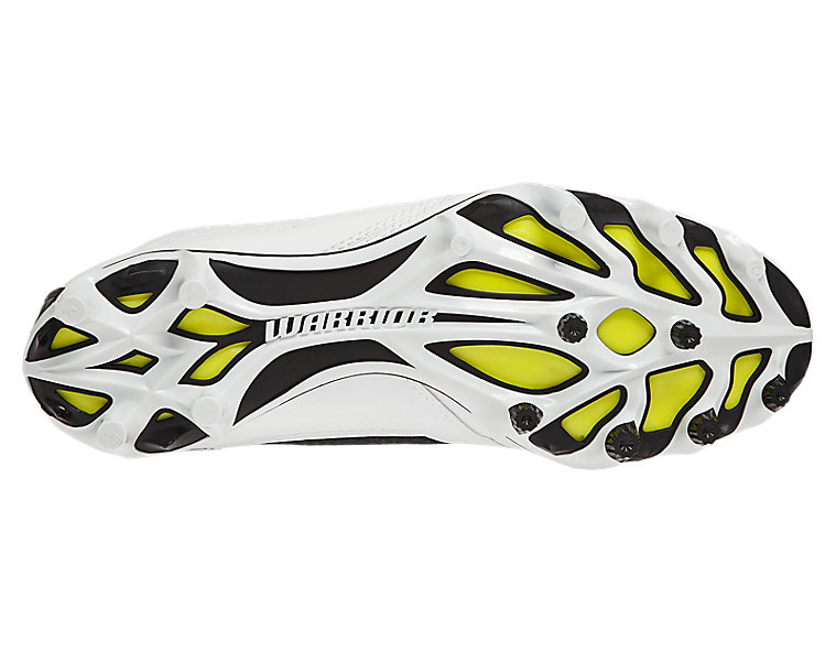 Burn Speed 5.0 Mid Cleat, White with Black image number 5