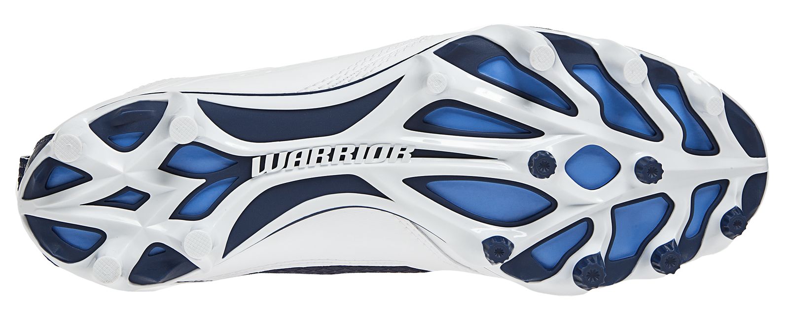Burn Speed 5.0 Mid Cleat, White with Blue image number 5