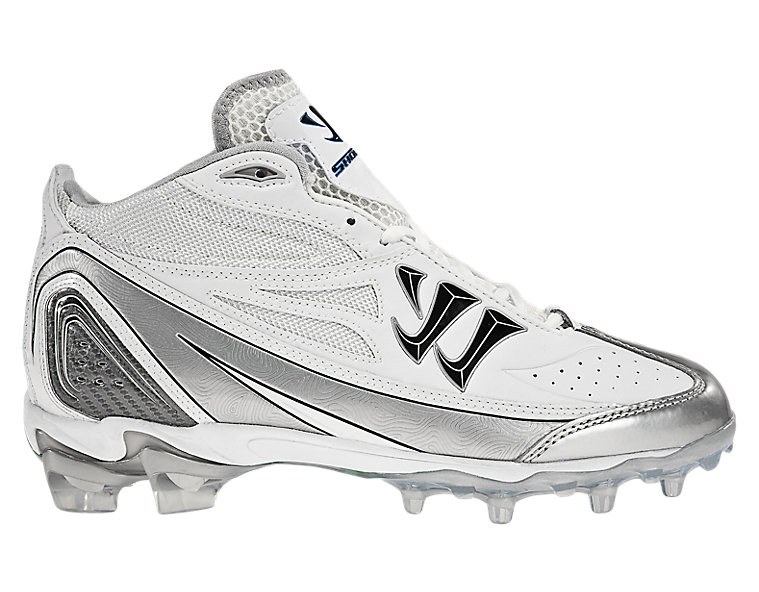 Shooter Cleat, Silver with White image number 1