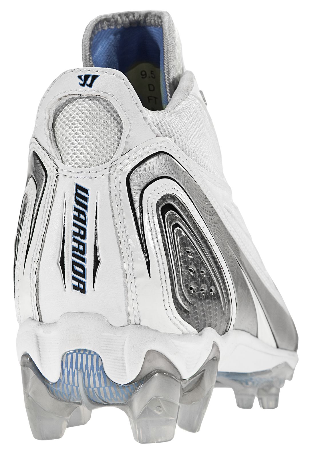 Shooter Cleat, Silver with White image number 4