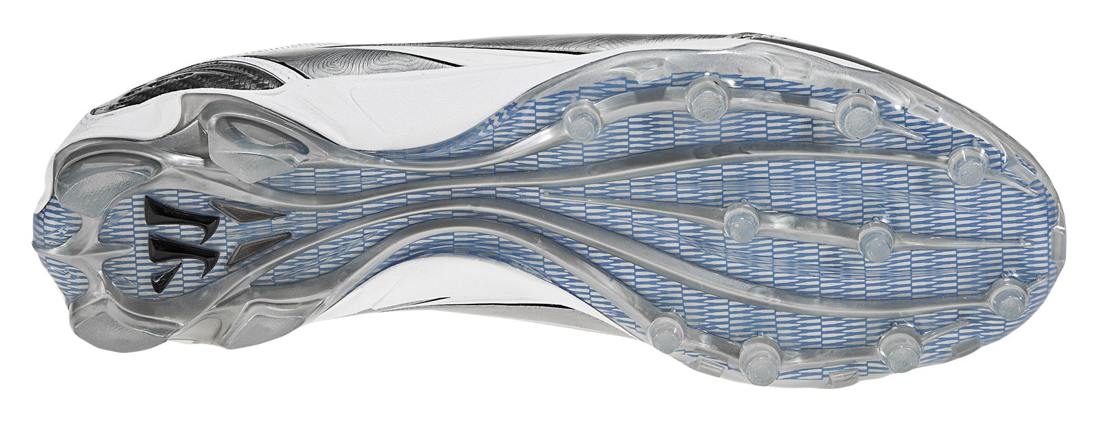 Shooter Cleat, Silver with White image number 5