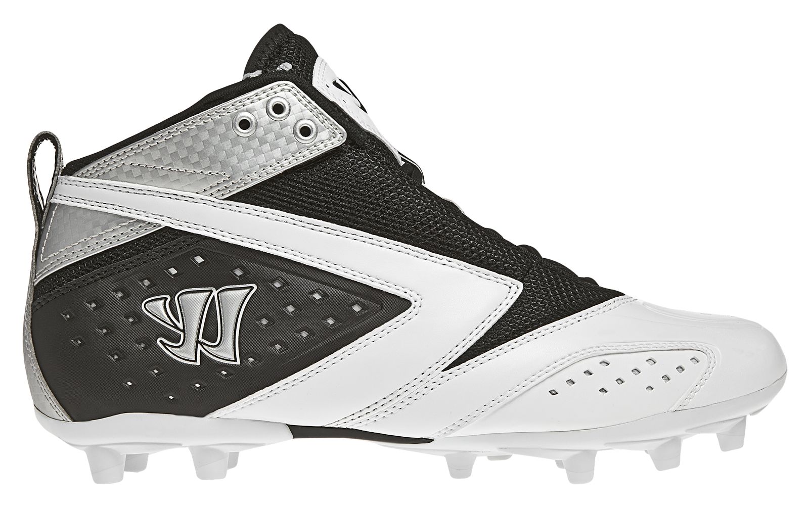 Burn 2nd Degree Cleat, Black with White & Silver image number 1