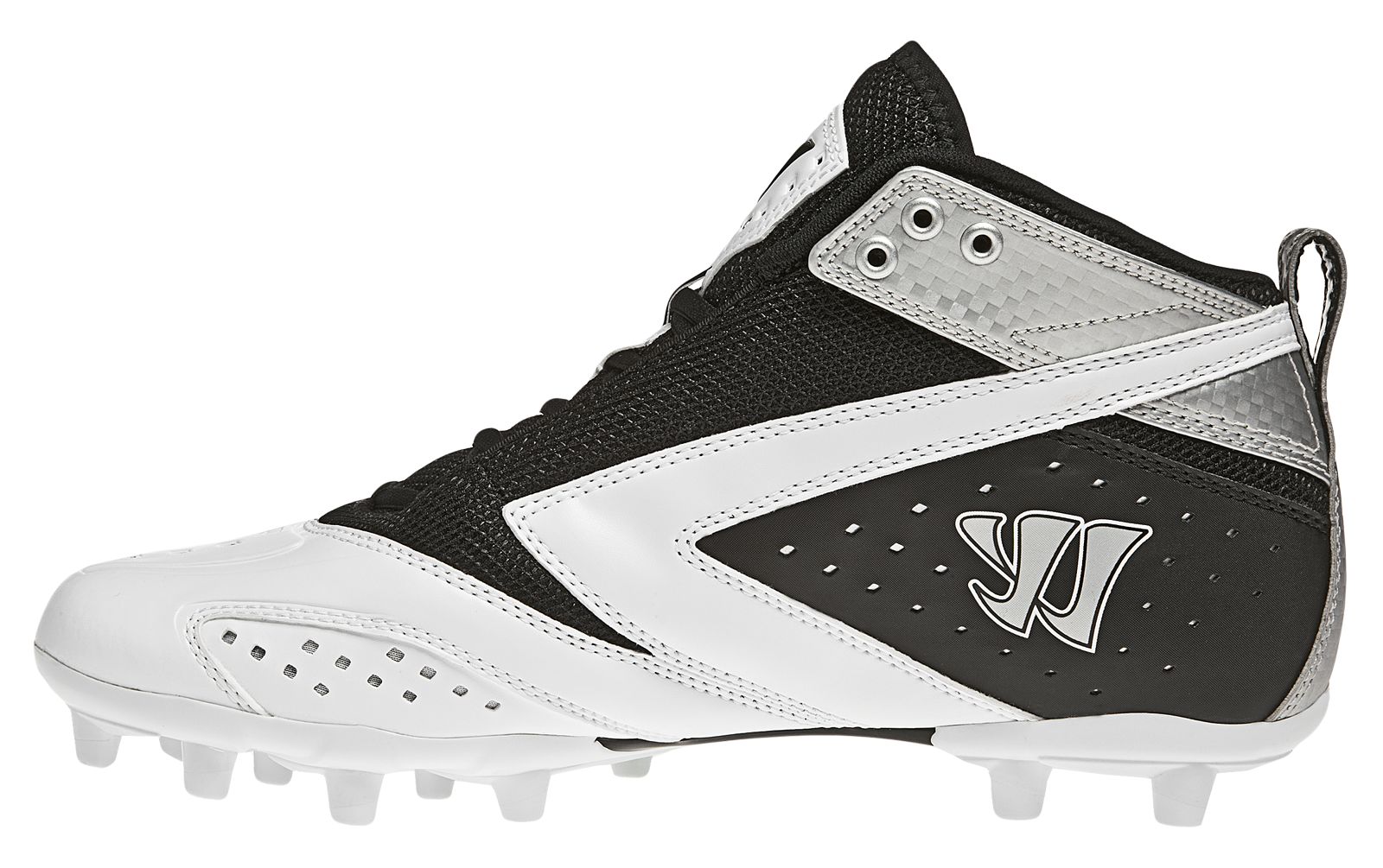 Burn 2nd Degree Cleat, Black with White & Silver image number 3