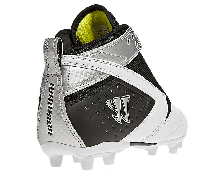 Burn 2nd Degree Cleat, Black with White & Silver image number 4