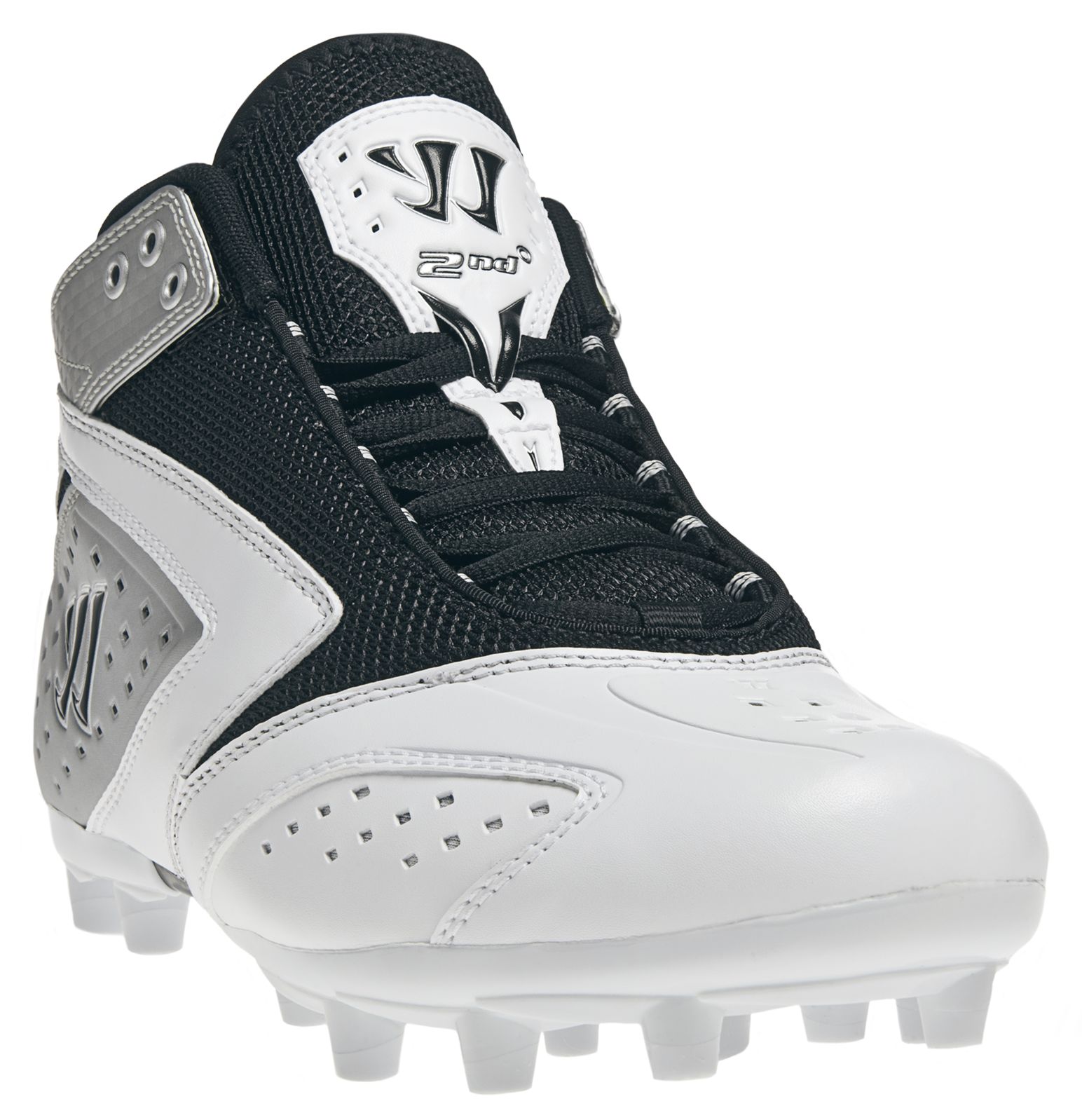 Burn 2nd Degree Cleat, White with Black & Silver image number 2