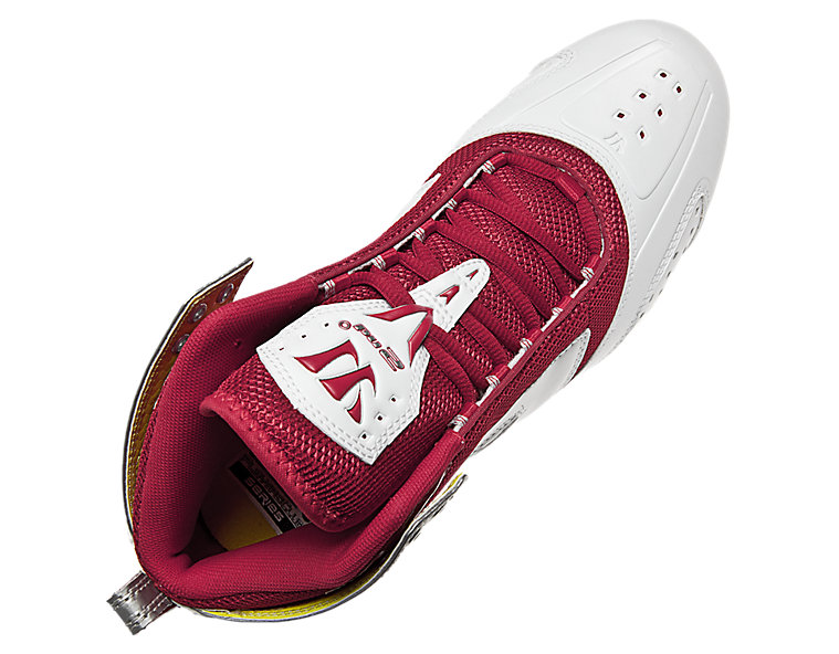 Burn 2nd Degree Cleat, Red with White & Silver image number 0