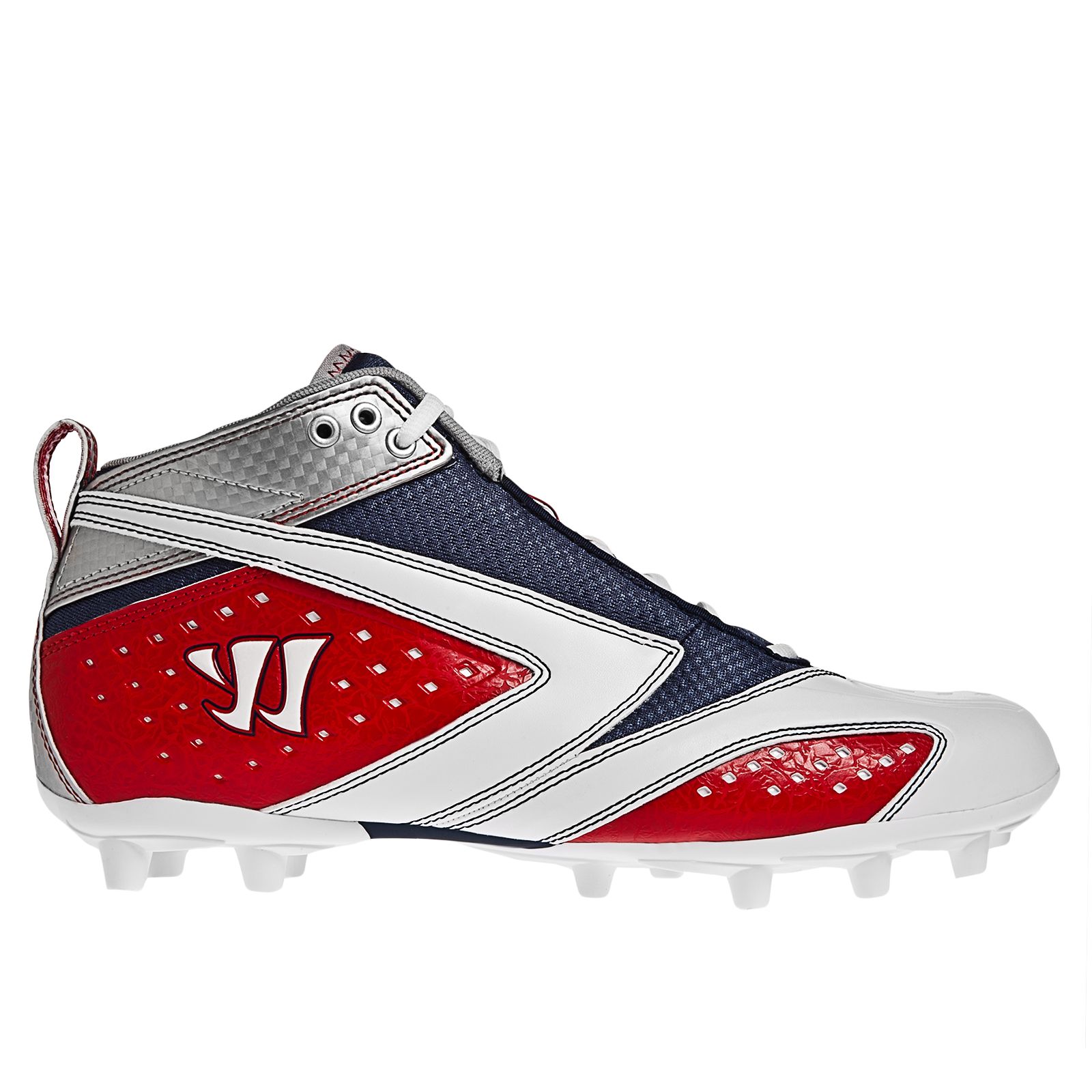 Burn 2nd Degree Cleat, Red with White & Blue image number 0