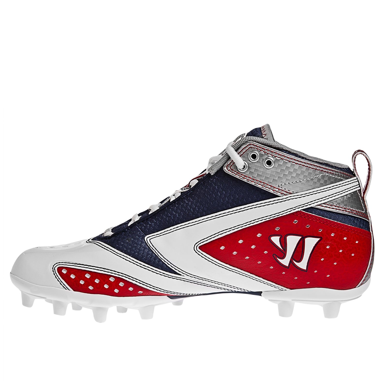 Burn 2nd Degree Cleat, Red with White & Blue image number 1
