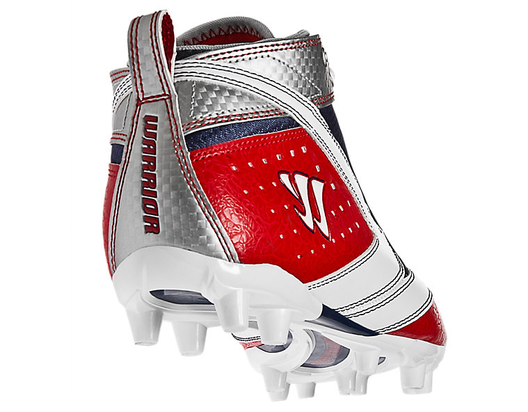 Burn 2nd Degree Cleat, Red with White & Blue image number 2