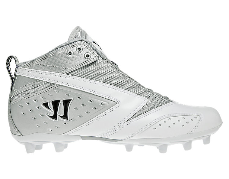 Burn 2nd Degree Cleat, White with Silver image number 0