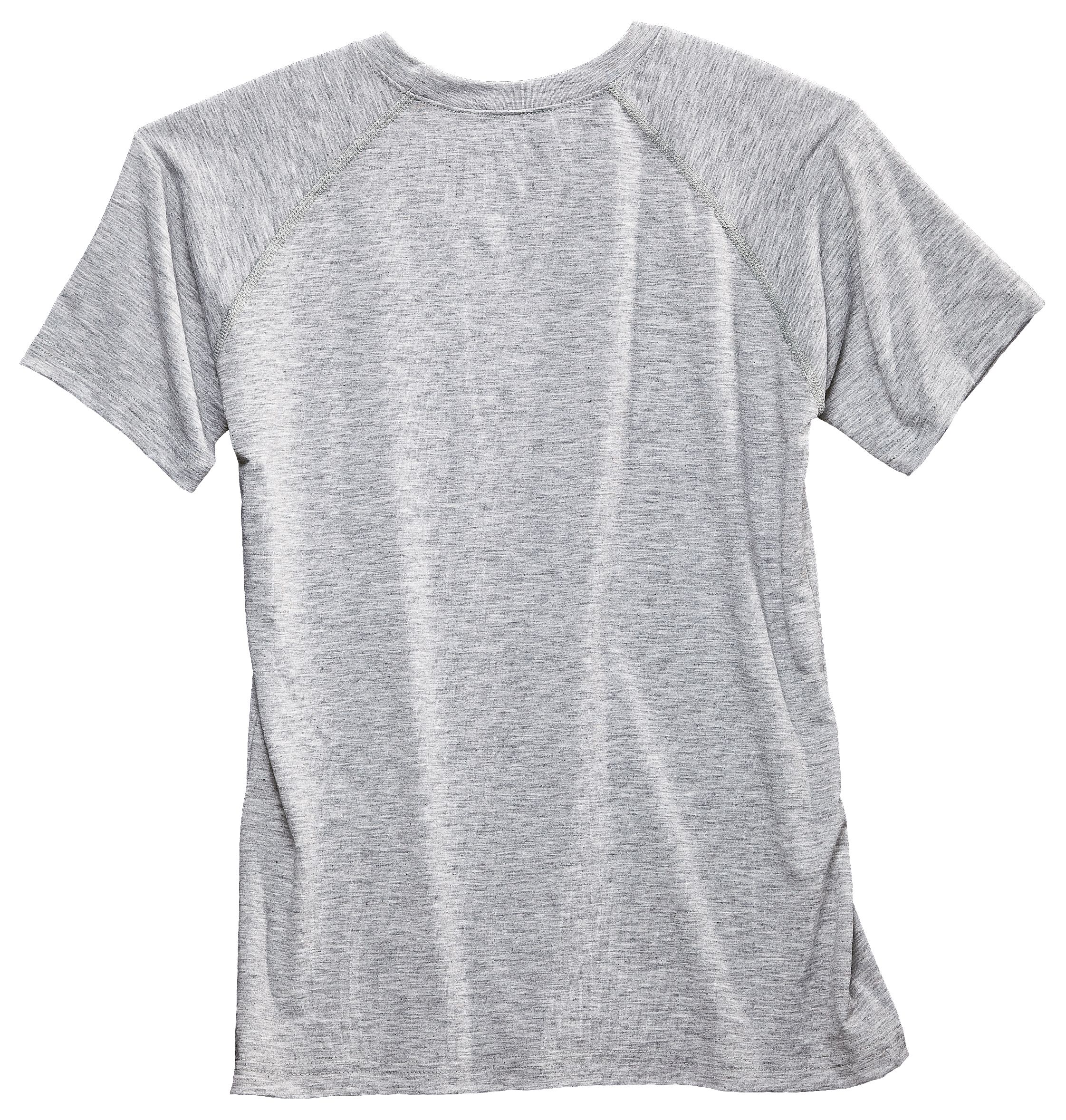 Youth SS Tech Tee, Heather Grey image number 1