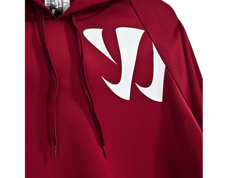 High-performance Pullover, Rio Red with White image number 2