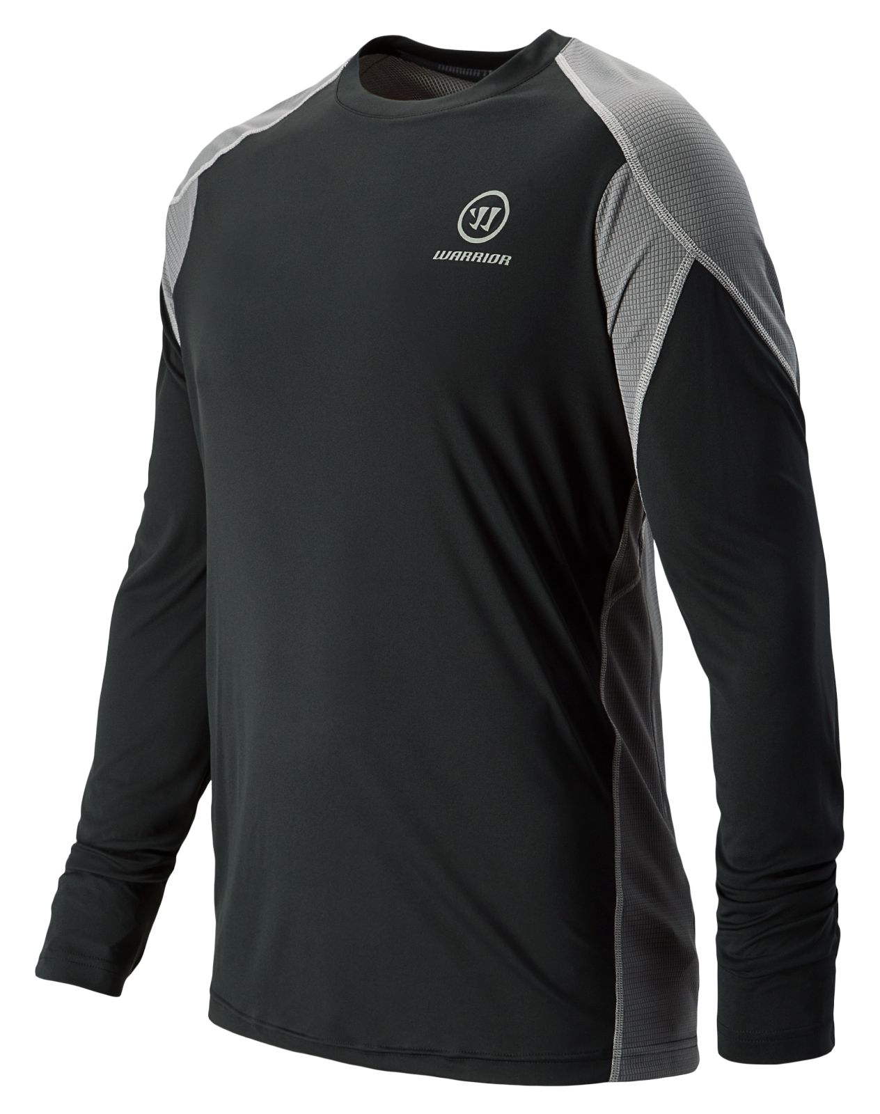 Covert Long Sleeve Top, Black with Grey image number 1