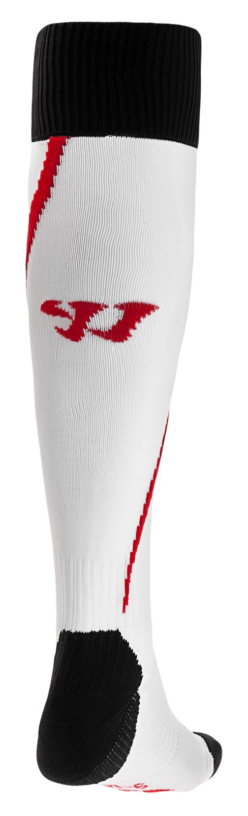 Liverpool Away Sock 2013/14, White with Anthracite & High Risk Red image number 0