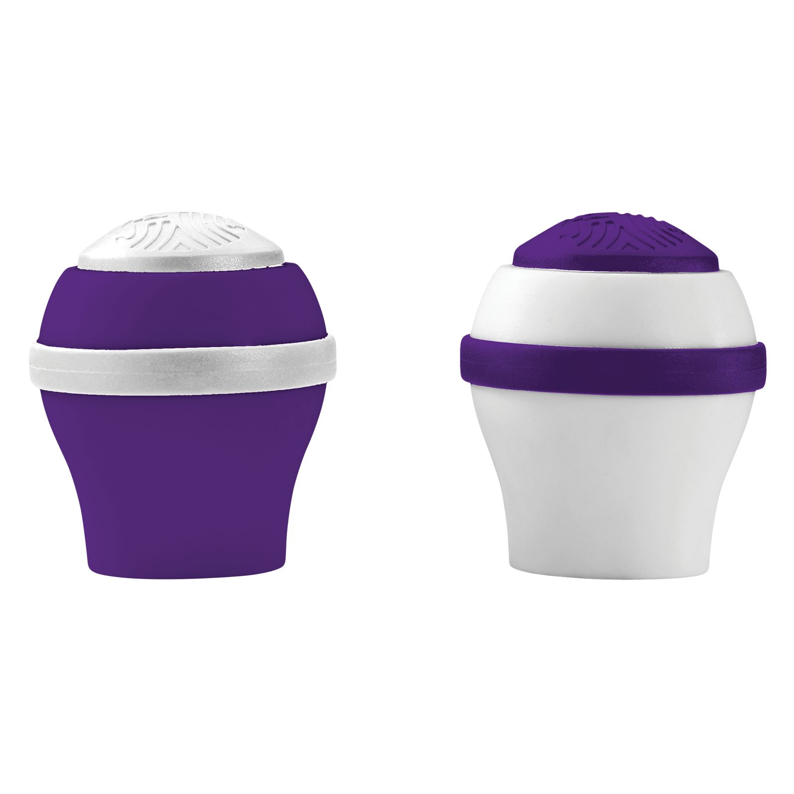 Women's 2 Pack Colored End Cap, Purple image number 0
