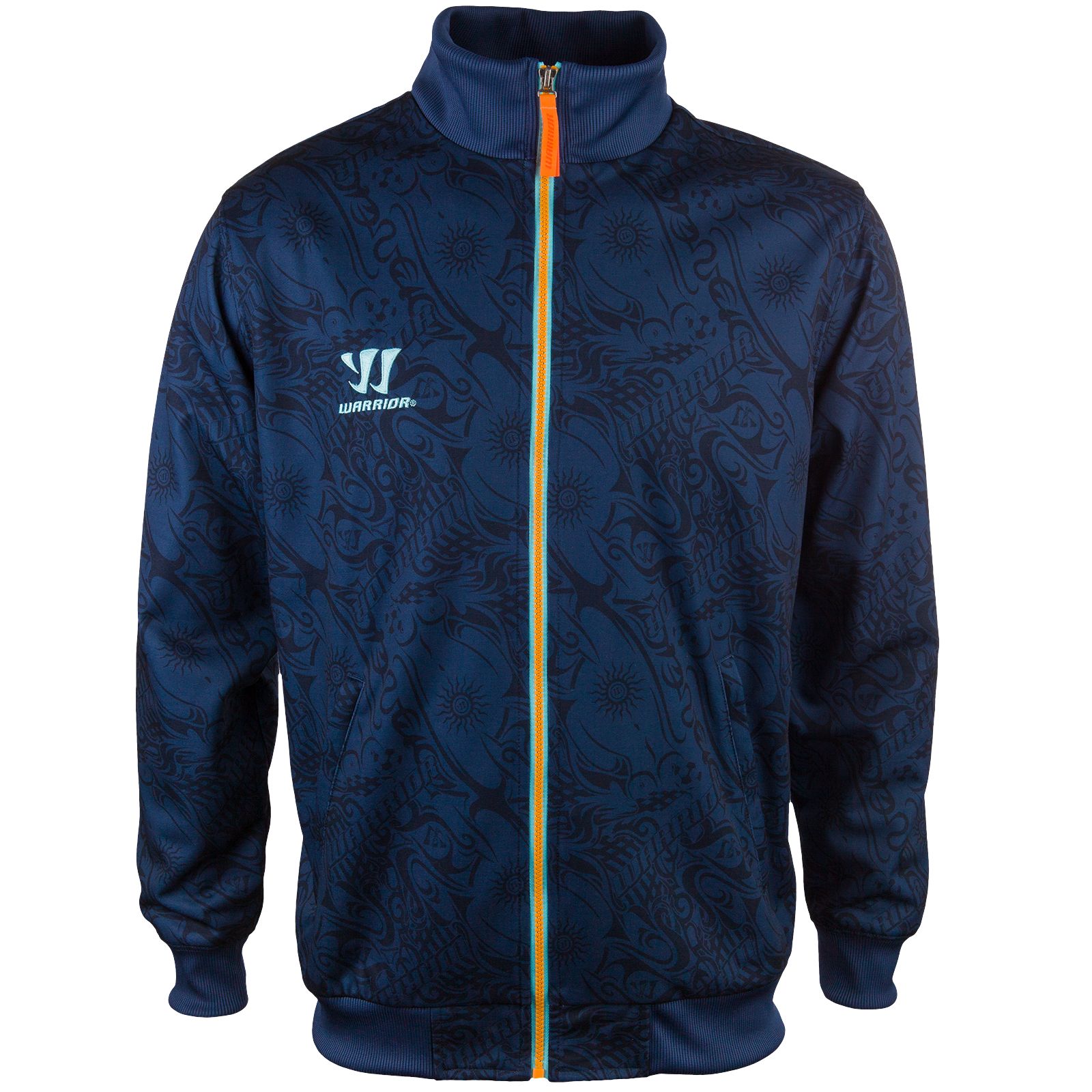 Skreamer Training Track Jacket, Insignia Blue with Blue Radiance & Bright Marigold image number 0