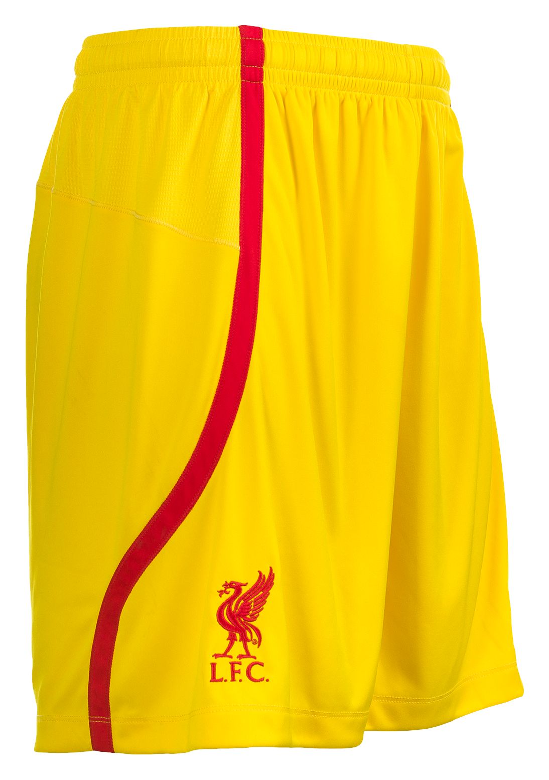 LFC Away Short, Cyber Yellow with High Risk Red image number 0