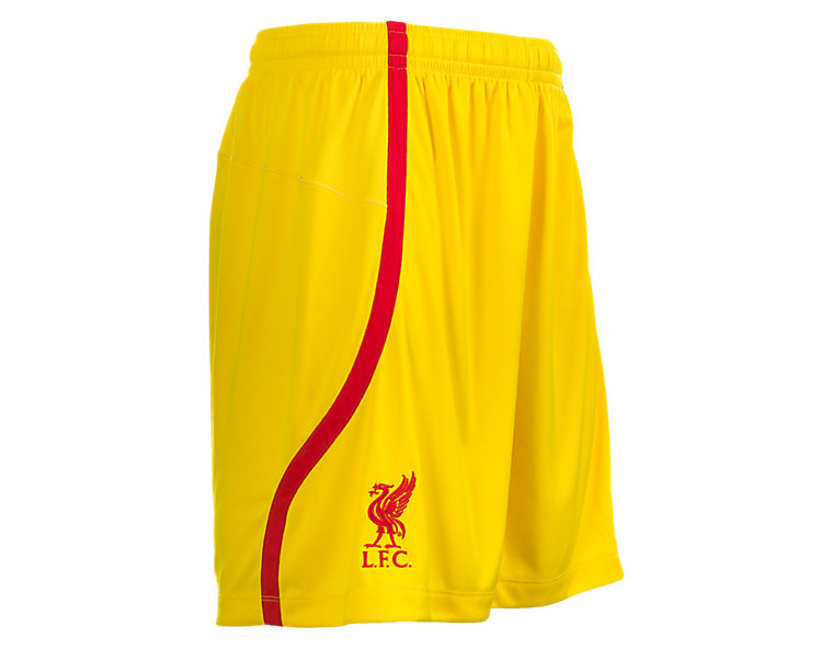 LFC Away Short, Cyber Yellow with High Risk Red image number 0