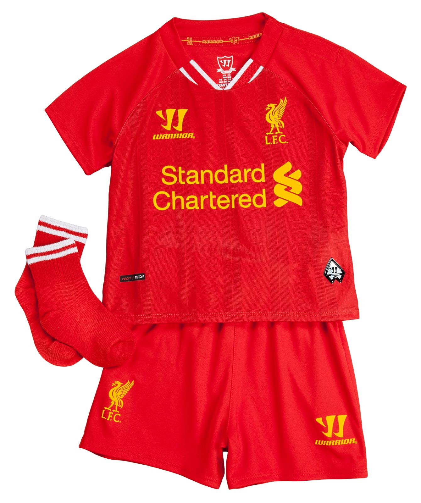 Liverpool Home Baby Set 2013/14, High Risk Red with White & Amber Yellow image number 0