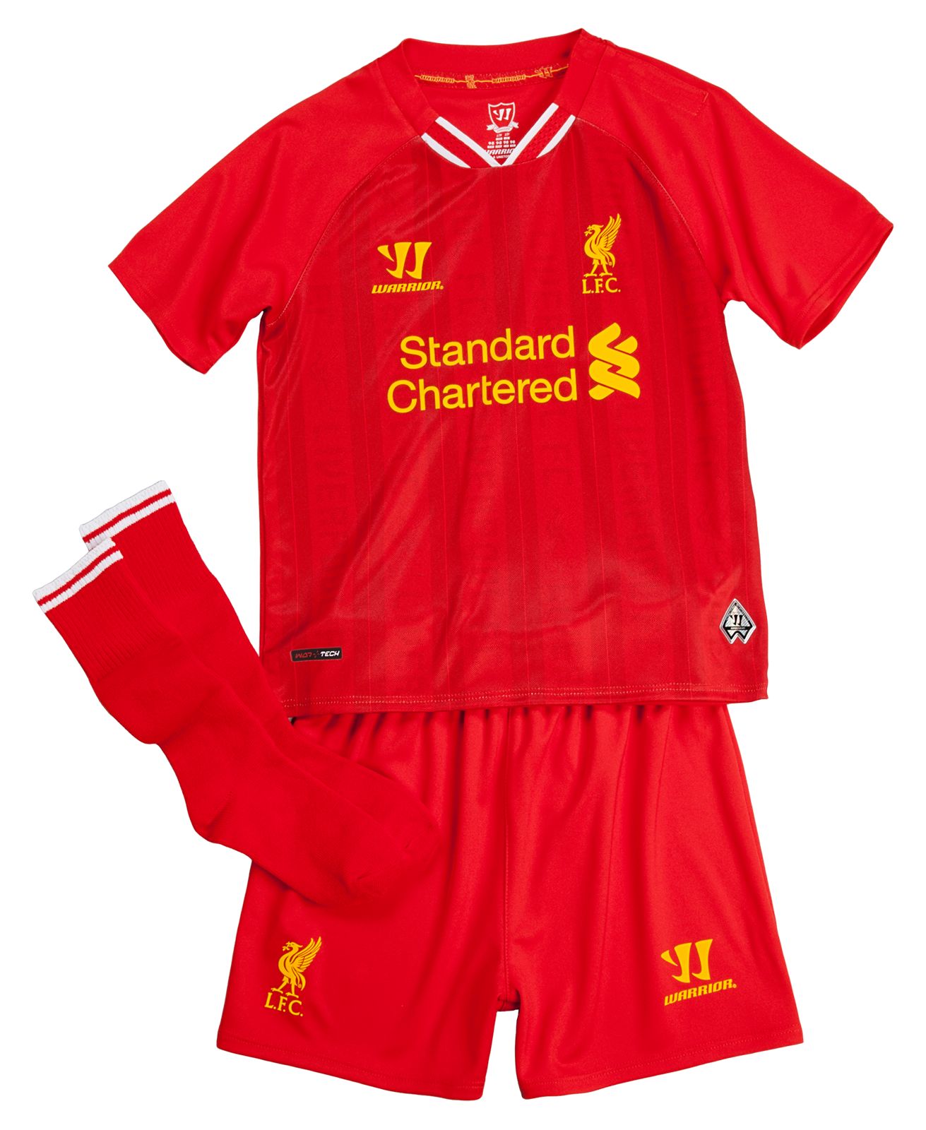 Liverpool Home Infant Set 2013/14, High Risk Red with White & Amber Yellow image number 0