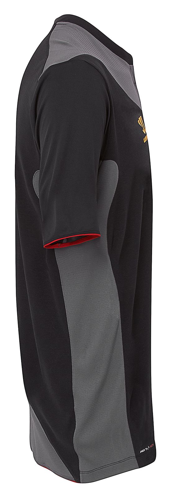Away Junior Short Sleeve Jersey 2012/13, Black with Raven Grey image number 2