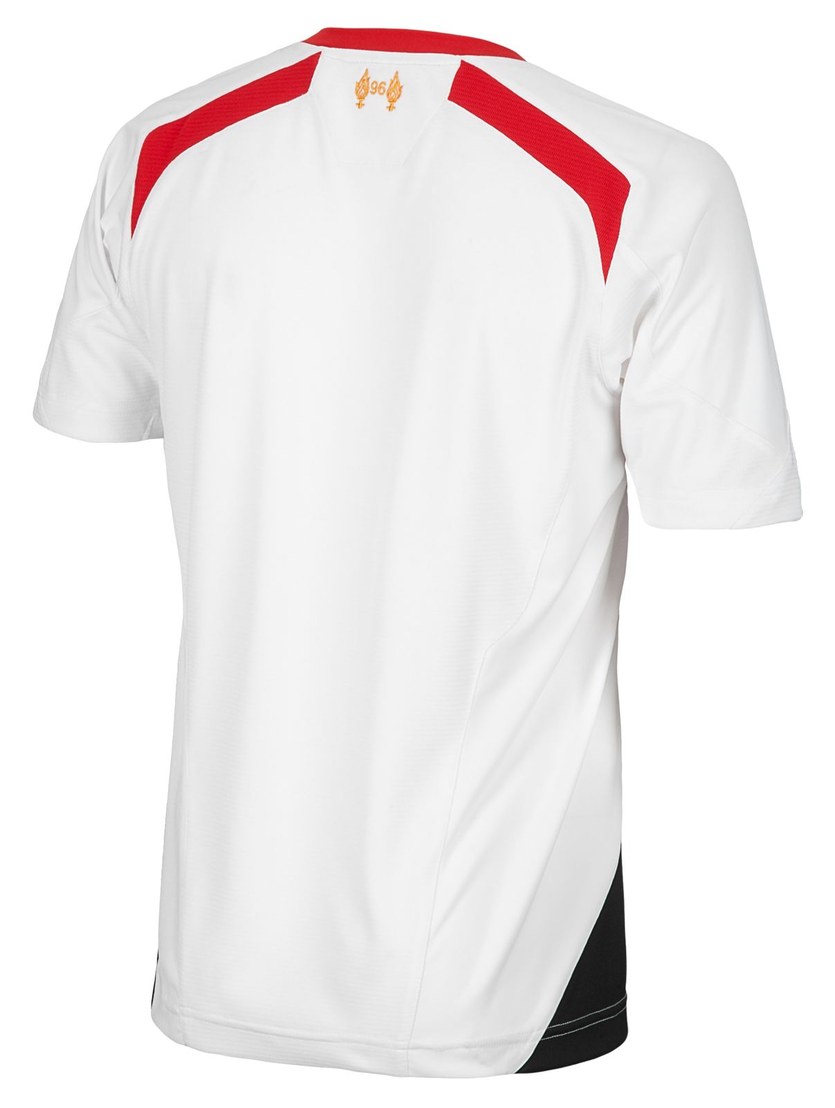 Liverpool Away Junior Short Sleeve Jersey 2013/14, White with Anthracite & High Risk Red image number 0