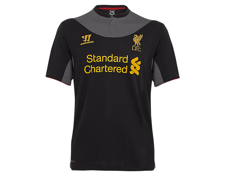 Away Short Sleeve Jersey 2012/13, Black with Raven Grey image number 0