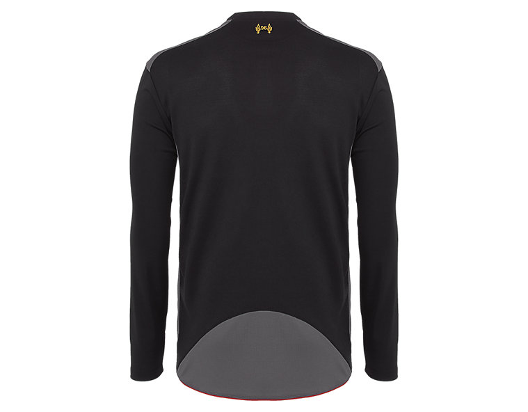 Away Long Sleeve Jersey 2012/13, Black with Raven Grey image number 1