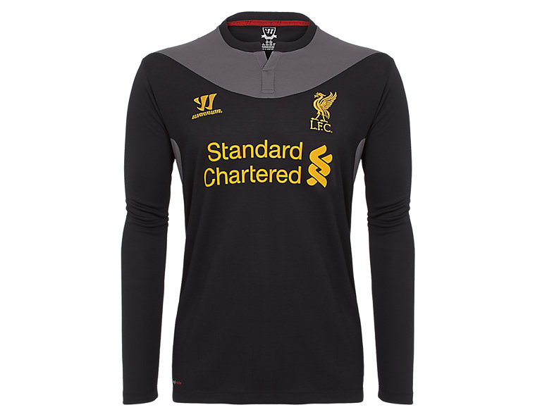 Away Long Sleeve Jersey 2012/13, Black with Raven Grey image number 0