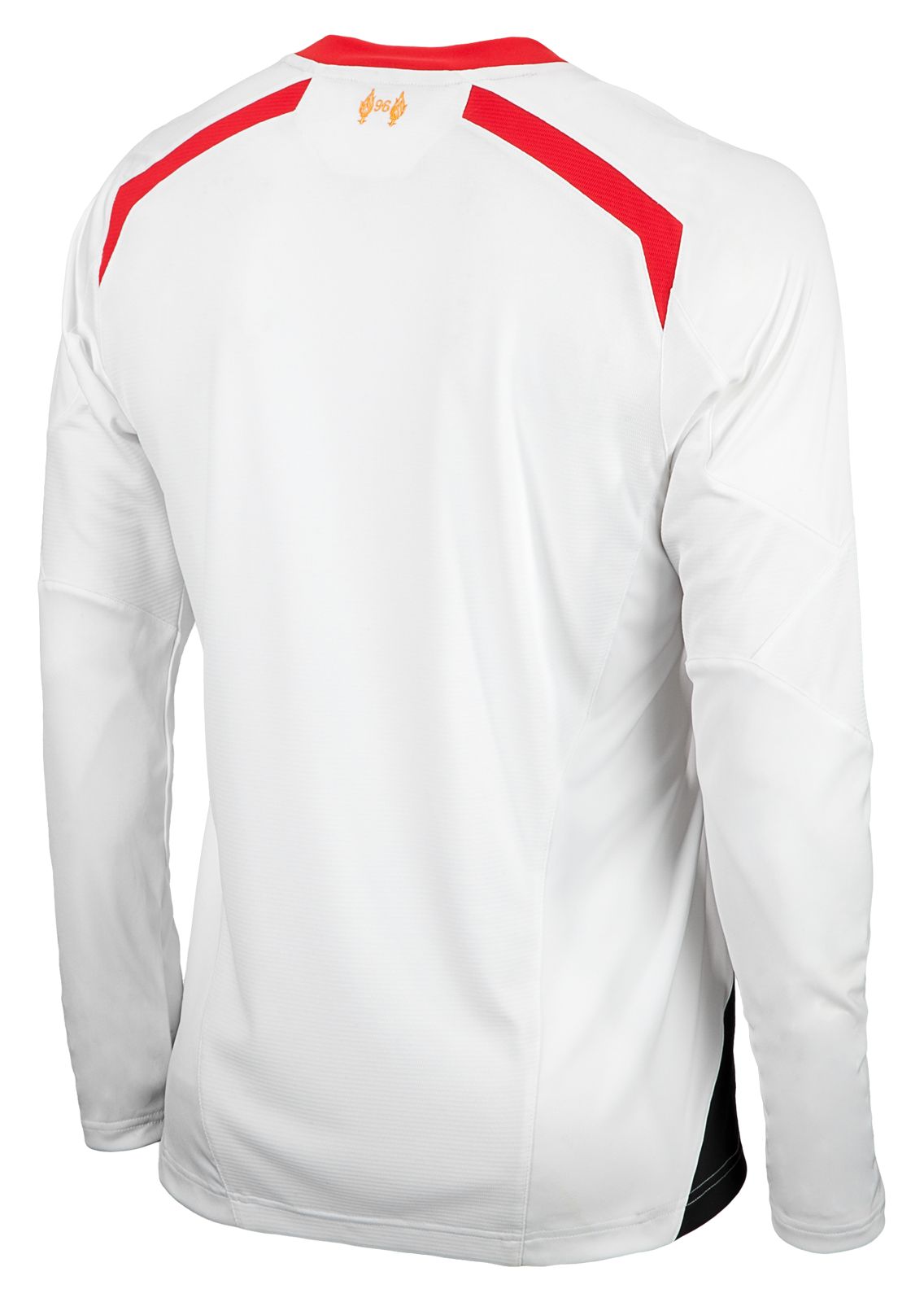 Liverpool Away Long Sleeve Jersey 2013/14, White with Anthracite & High Risk Red image number 0