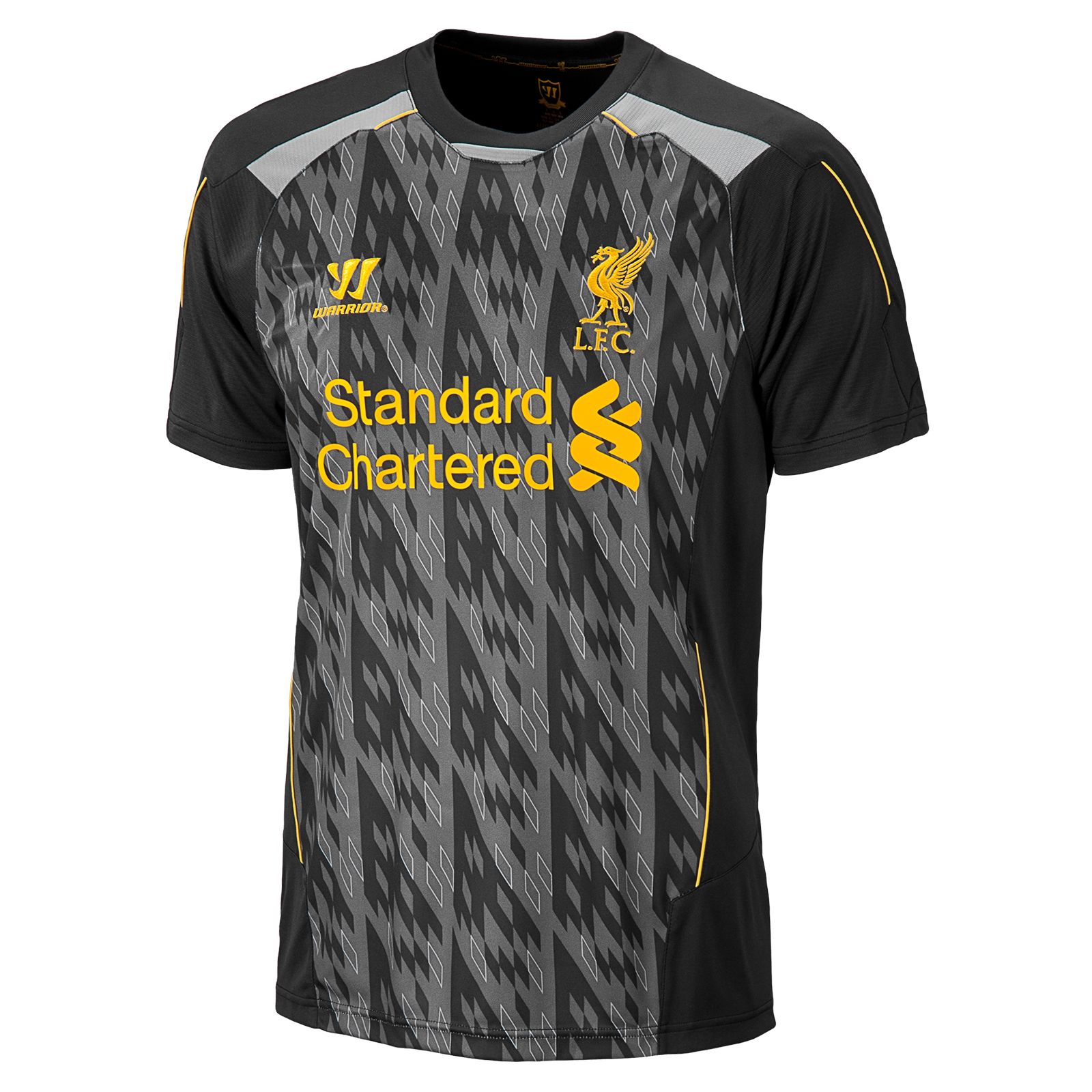 Liverpool Training Jersey 2013/14, Anthracite with Silver Filigree image number 1