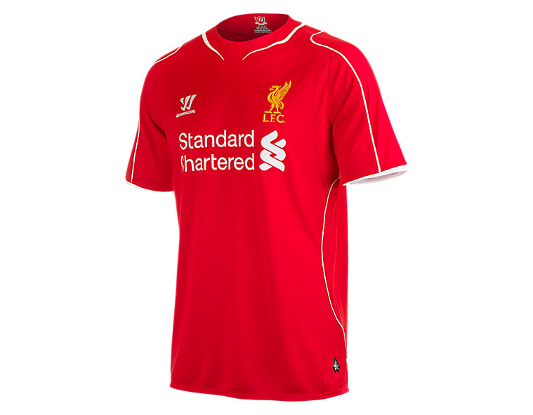 Liverpool Home Short Sleeve Jersey 2014/15, High Risk Red image number 1