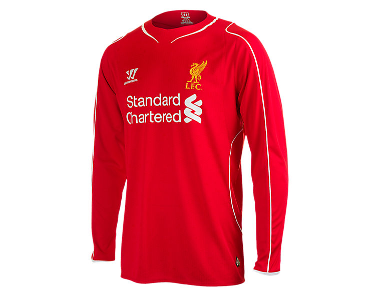Liverpool Home Long Sleeve Jersey 2014/15, High Risk Red image number 1