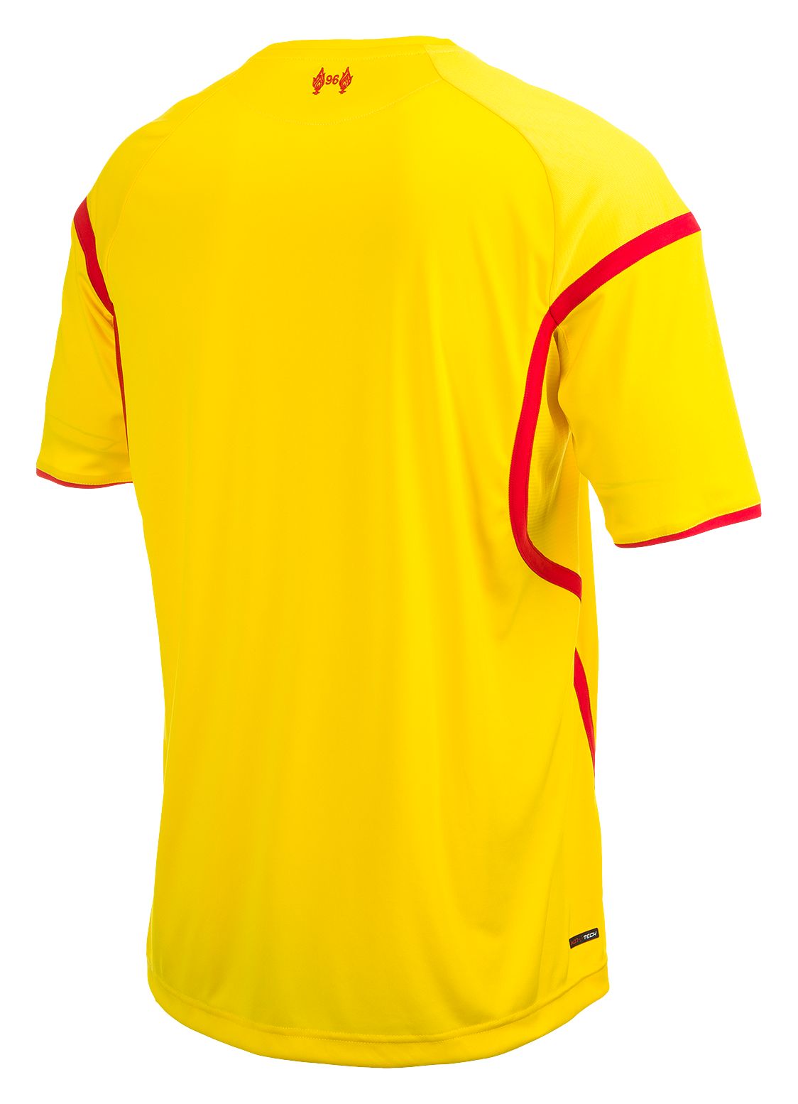 Liverpool Away Short Sleeve Jersey 2014/15, Cyber Yellow with High Risk Red image number 0